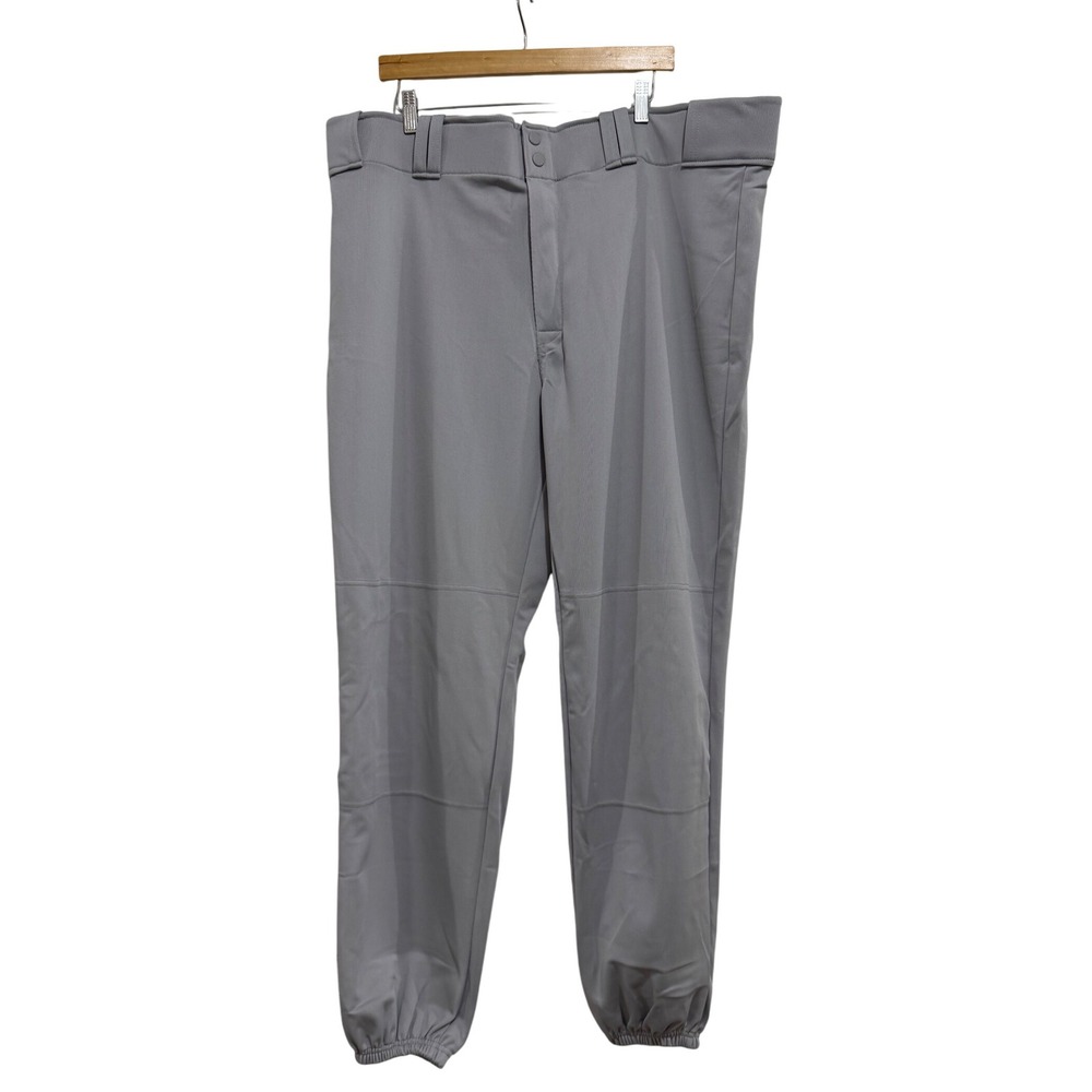 Rawlings Men's Adult 2X Large Gray Baseball Softball Pants RBBP350 New With Tags